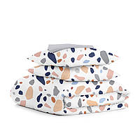 Двоспальна постіль із простирадлом на гумці GEMSTONES CS5 Cosas бежевий 180х220 см