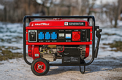 Генератор бензиновий 7000 Вт KraftWele KW8800 3F. Електростартер 3-фазний ⚡️