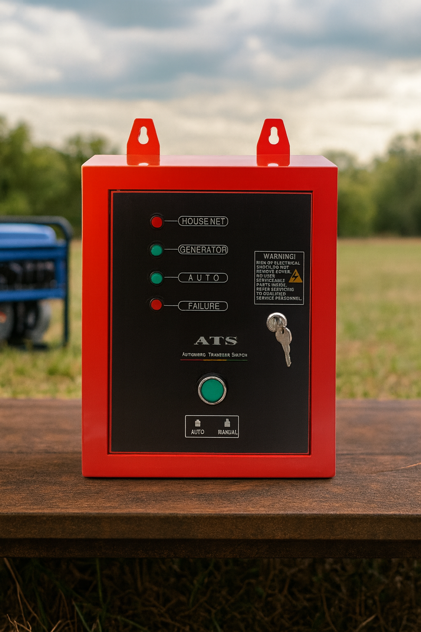 Блок авто-запуск ATS для дизельного генератора KraftWele 8-12 кВт 1-фазний, фото 1