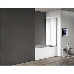 Шторка для ванни Tanhanika профіль Хром Шиба Прозора 170-40001