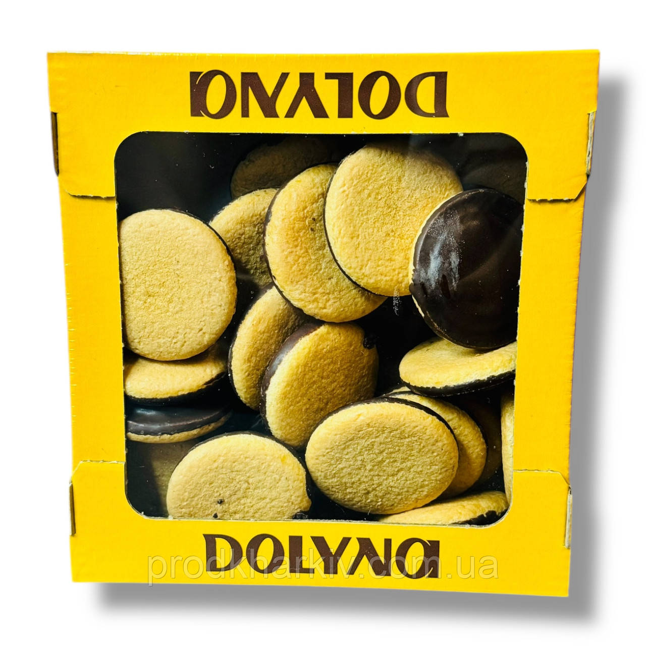 Печиво здобне Галіція 300 грамів вишня в тем.шоколаді Dolyna