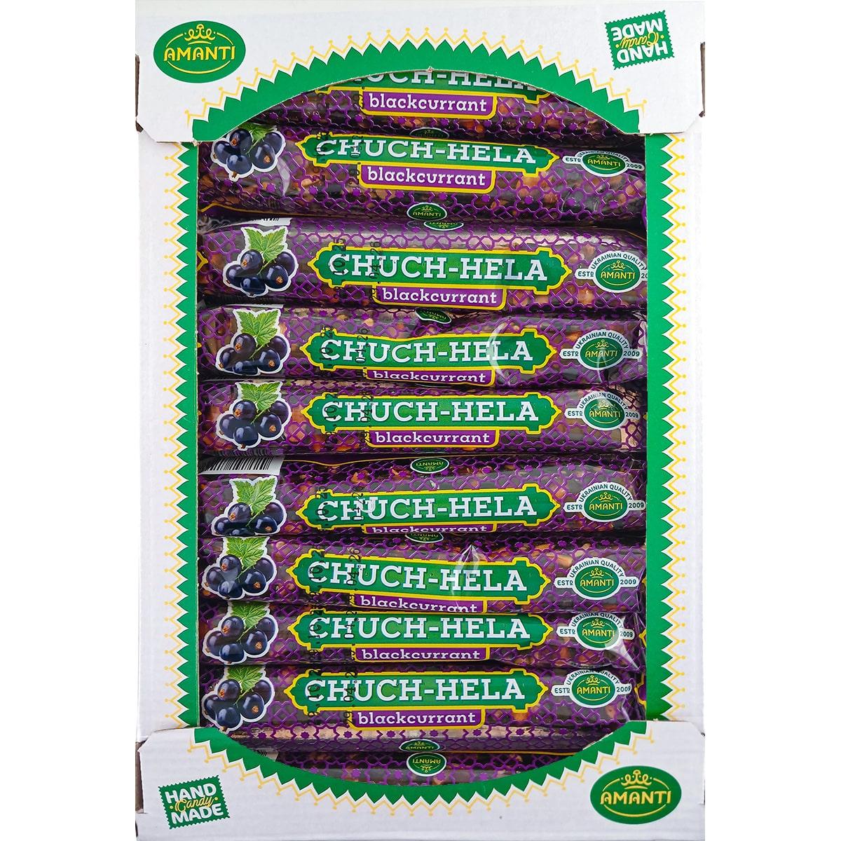 Чурчхела зі смаком Смородини Amanti 1.7кг (20шт х 85г)