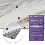 Самоклеюча стінова PET плитка у рулоні 600*3000*2mm SW-00001696, фото 2