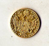 Австрія 1 дукат 1915  рік муляж рідкої золотої монети, фото 2