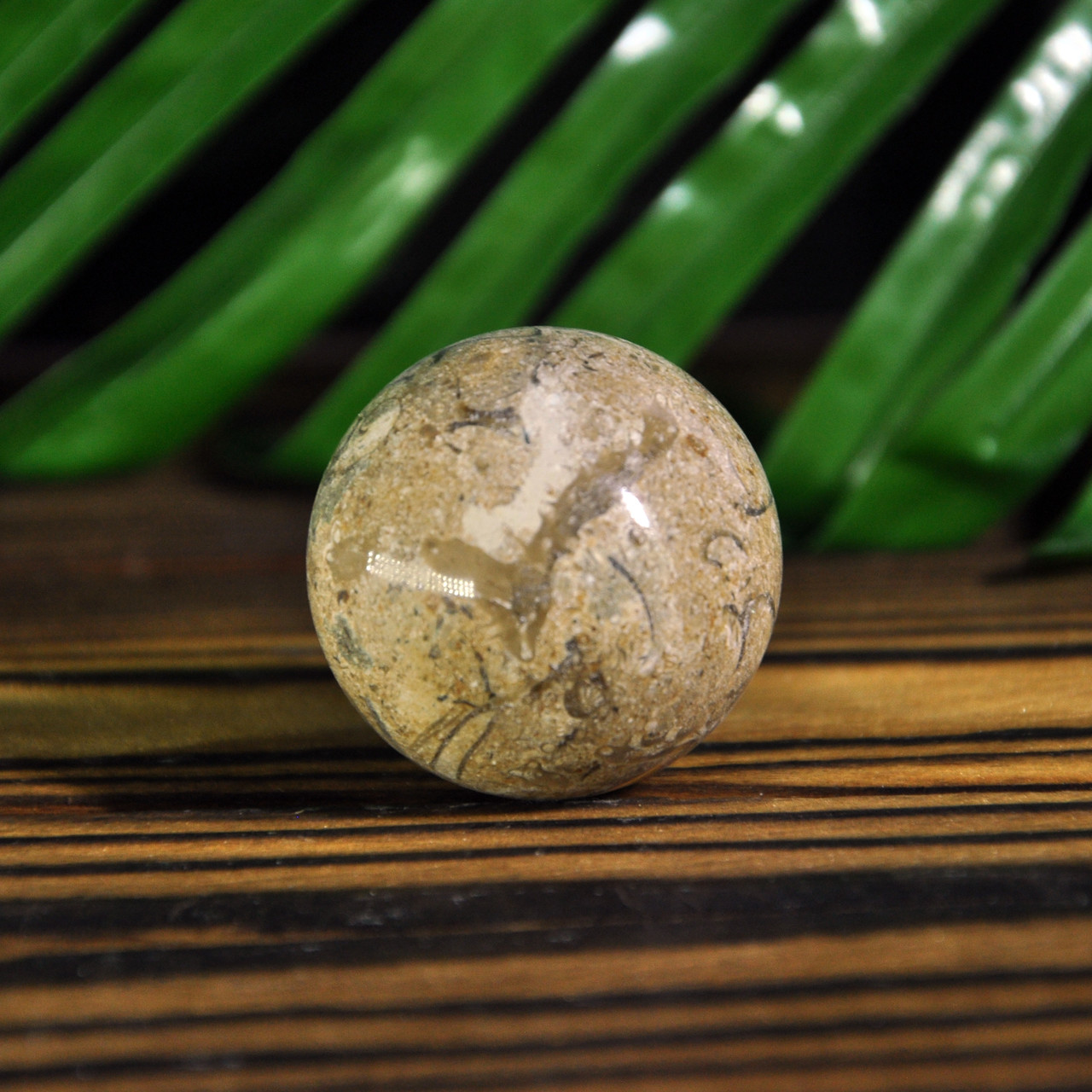 Фігурка куля з каменю яшма, 3.9 см (колір, як на фото), фото 1