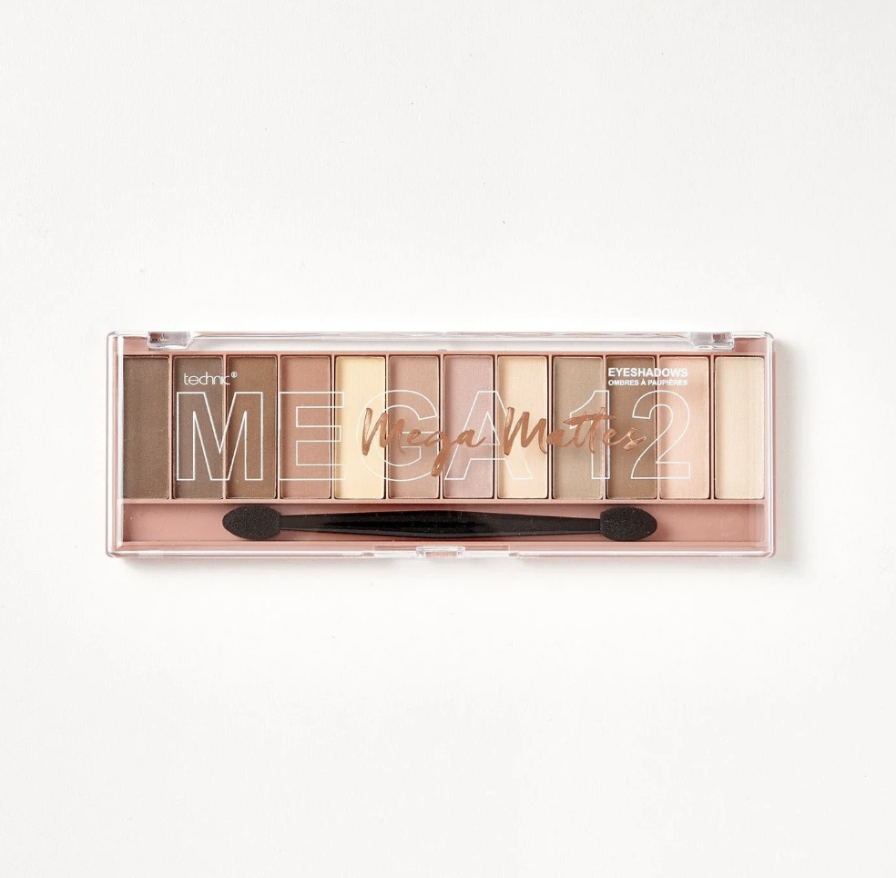 TECHNIC палетка тіней для повік Mega Mattes 18г, фото 1