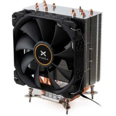 Кулер до процесора Vinga CL3022 INTEL, AMD, активна (кулер), алюміній + мідь, 120 мм, 200 Вт