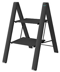 Драбина Colombo Leonardo Black 2 щаблі (G300A02W)