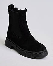 Ботинки Челси Marco 12360 замша шерсть