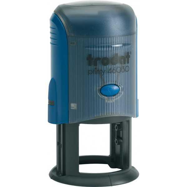 Оснастка для круглої печатки пластикова d30мм TRODAT 46030 синя, фото 1