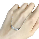 Срібне кольє Proba з фіанітами, вага виробу 2,67 г (1931226) 400450 розмір, фото 4