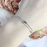 Срібний браслет Proba з без каменів, вага виробу 2,45 г (1994153) 1720 розмір, фото 3