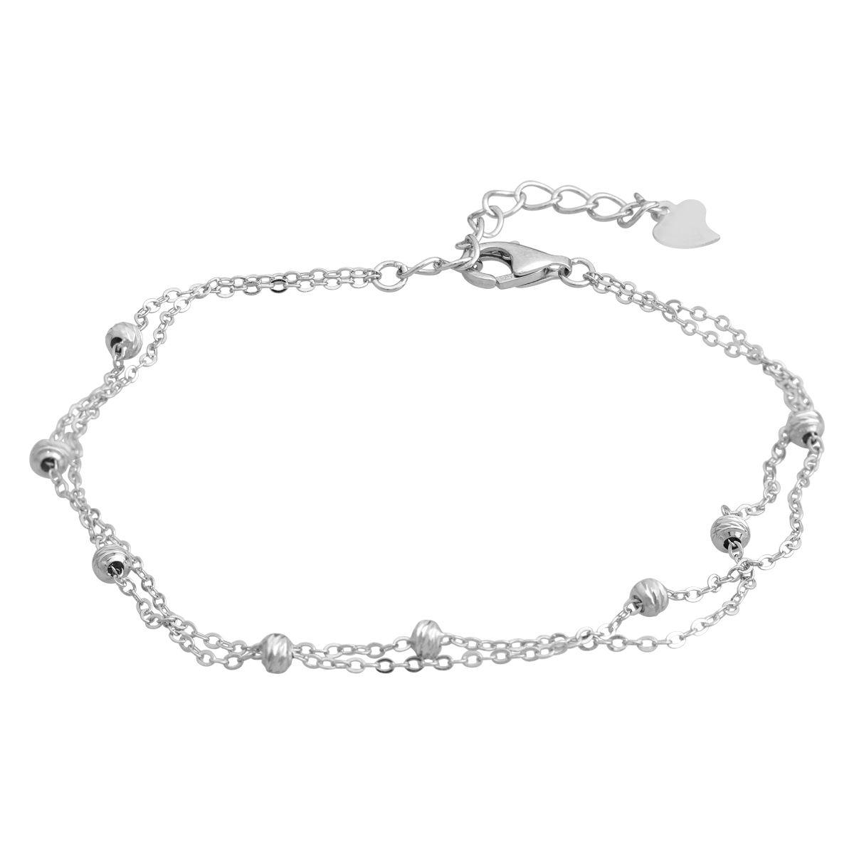 Срібний браслет Proba з без каменів, вага виробу 1,67 г (2143444) 1720 розмір, фото 1