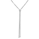 Срібне кольє Proba з без каменів, вага виробу 2,7 г (2079804) 650 розмір, фото 2