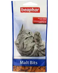 Подушечки Beaphar Malt Bits з мальт-пастою для котів 35 г