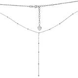 Срібне кольє Proba з без каменів, вага виробу 2,85 г (2159216) 400450 розмір, фото 2