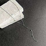 Срібне кольє Proba з без каменів, вага виробу 2,85 г (2159216) 400450 розмір, фото 5