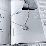 Срібне кольє Proba з фіанітами, вага виробу 3,32 г (2159957) 400450 розмір, фото 3