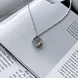 Срібне кольє Proba з фіанітами, вага виробу 3,32 г (2159957) 400450 розмір, фото 5