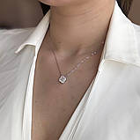 Срібне кольє Proba з фіанітами, вага виробу 3,32 г (2159957) 400450 розмір, фото 6