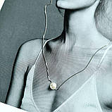 Срібне кольє Proba з натуральними перлами, вага виробу 1,52 г (2160908) 400450 розмір, фото 5