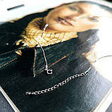 Срібне кольє Proba з натуральними перлами, вага виробу 1,52 г (2160908) 400450 розмір, фото 7