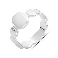 Срібне кільце Proba з без каменів, вага виробу 4,38 г (2192022) 18 розмір