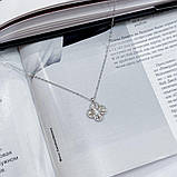 Срібне кольє Proba з без каменів, вага виробу 2,81 г (2168201) 450500 розмір, фото 3