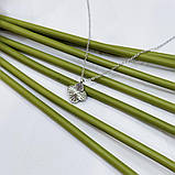 Срібне кольє Proba з без каменів, вага виробу 2,81 г (2168201) 450500 розмір, фото 6