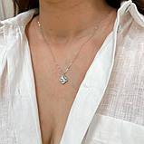 Срібне кольє Proba з без каменів, вага виробу 2,81 г (2168201) 450500 розмір, фото 8