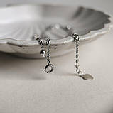 Срібний браслет Proba з без каменів, вага виробу 1,94 г (2197027) 1720 розмір, фото 4