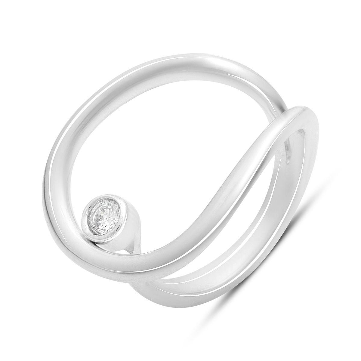 Срібне кільце Proba з фіанітами, вага виробу 5,26 г (2198185) 19 розмір, фото 1