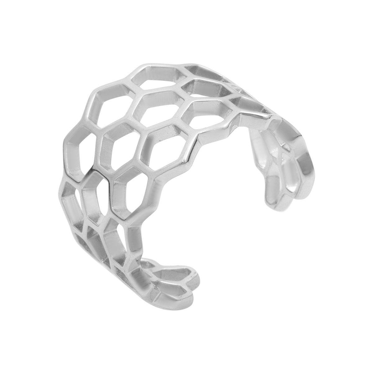 Срібне кільце Proba з без каменів, вага виробу 3,01 г (2198215) adjustable розмір, фото 1