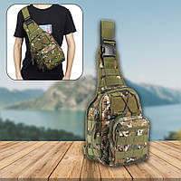 Сумка через плече тканинна MARPAT Зелений 6 л чоловіча сумка через плече — сумка барсетка для EDC