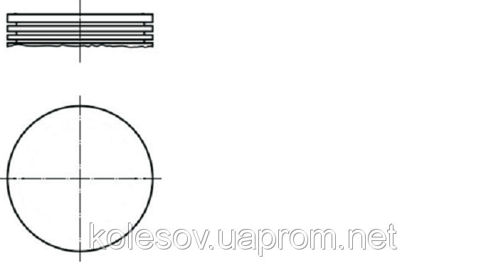 Поршни FORD Taunus (Escort, Cortina, Granada, Capri) 1.6 OHC