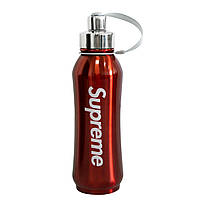 Термос для чаю 500 мл "Supreme" Червоний, термос із металевою колбою та ситечком, термопляшка для води