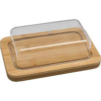 Оригінал! Маслянка кухонна Ardesto Midori, 19х12.5х6см, бамбук, пластик (AR0918) - Вища Якість!