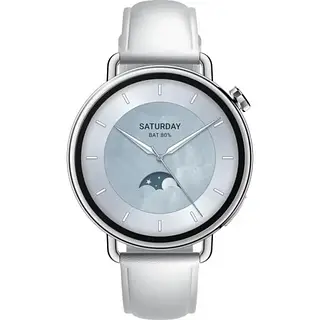 Смарт-часы Xiaomi Watch S4 41mm White Leather Strap (BHR07VUGL)