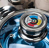 Нова невелика каструля з нержавіючої сталі 2,1 л з Німеччини Royalty Line, фото 5