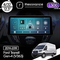 Магнітола Ford Transit Gen-4 (V363) (2014-2019)  Resonance L300 4/32 12.3" QLED, 360 (BMW Style)