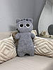 М’яка іграшка плюшева Кіт кудлатий сірий 65 см, фото 4