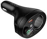 ФМ-модулятор Hoco E88 Black, фото 5