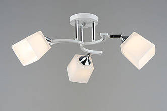 Люстра стельова Sirius B N6107/3 WT+CR з поворотнім механізмом