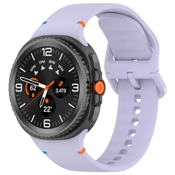 Ремінець для смарт-годинника ArmorStandart Silicone для Samsung Galaxy Watch 8/8 Classic (22x132 mm) Lavender (ARM86872), фото 1