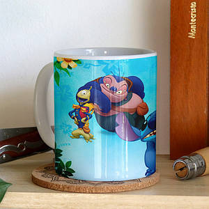 Чашка 330мл Ліло та Стіч "Поцілунок" / Lilo & Stitch