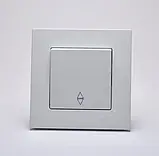 Вимикач прохідний білий Gunsan Eqona 1401100100107, фото 2