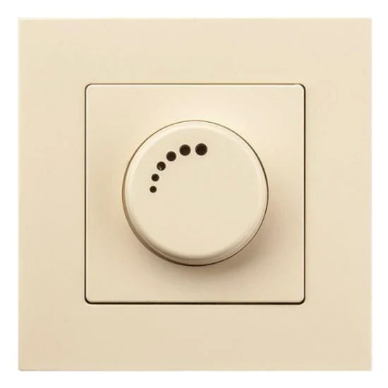 Диммер кремовий 600 Вт Gunsan Eqona 1401200100198, фото 1