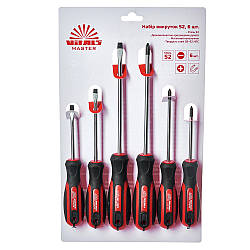 Набір викруток Vitals Master S2, 6 шт.