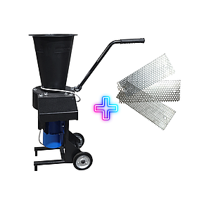 Сінорізка "Едвард міні" 1.1 кВт на колесах з ручкою