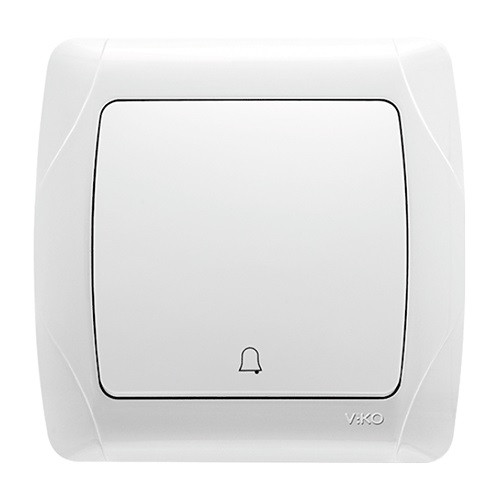 Кнопка дзвінка біла VIKO Carmen 90561006, фото 1